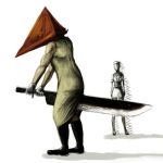  boots nurse pyramid_head silent_hill sword 