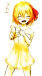  bad_id face hands laughing naked_towel pointing rumia touhou towel 