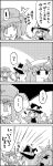  ! ... /\/\/\ 0_0 3girls 4koma :d ? ball bow braid clenched_hands comic crescent crossed_arms empty_eyes hair_bobbles hair_bow hair_ornament hair_ribbon hat hat_bow hat_ribbon highres holding kawashiro_nitori key kirisame_marisa microphone mob_cap monochrome multiple_girls open_mouth orb patchouli_knowledge pose ribbon simple_background single_braid smile solid_oval_eyes spoken_exclamation_mark spoken_question_mark sweat tani_takeshi touhou translated twintails two-tone_background white_background witch_hat yukkuri_shiteitte_ne 