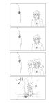  1boy 4koma :i closed_eyes comic glasses highres jack_bright jewelry necklace pendant scp-173 scp_foundation seneo sitting sparkle tagme 