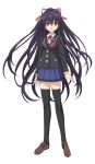  character_sheet date_a_live long_hair purple_hair seifuku very_long_hair violet_eyes yatogami_tohka 