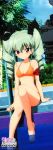  absurdres anchovy girls_und_panzer highres pool swimsuit 
