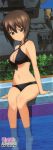  absurdres girls_und_panzer highres nishizumi_maho pool swimsuit 
