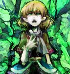  green_eyes mizuhashi_parsee open_mouth pointy_ears riinu_(ir-n) riinu_(pixiv50783) short_hair solo tears touhou 