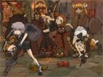  arusu ass bare_shoulders blonde_hair bloomers boots broom broom_riding broom_surfing broomstick broomsurfing brown_eyes brown_hair demon_wings eva gloves grey_eyes grey_hair hair_ornament hairclip loli magical_girl mahou_shoujo_tai_arusu multiple_girls panties sheila short_hair short_twintails skirt toyomaru_(pixiv) tweeny_witches twintails wand wings witch yellow_eyes 