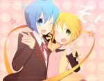  blonde_hair blue_eyes blue_hair green_eyes hayate_no_gotoku! kinokosuke sanzen'in_nagi sanzenin_nagi twintails wink 