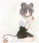  bread food mouse_ears mouse_tail nazrin nonaka_yuu tail touhou 
