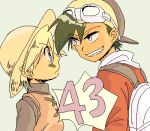  ambershipping blush gold_(pokemon) numbers pokemon pokemon_special reverse_trap yellow_(pokemon) 