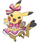  clothed_pokemon cosplay cosplay_pikachu full_body highres idol no_humans oomura_yuusuke pikachu pokemon pokemon_(creature) pokemon_(game) pokemon_oras 