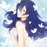  blue_eyes blue_hair butterfly fire_emblem fire_emblem:_kakusei long_hair looking_back lucina tusia 