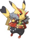  clothed_pokemon cosplay cosplay_pikachu highres oomura_yuusuke pikachu pokemon pokemon_(creature) pokemon_(game) pokemon_oras 