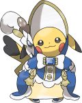  clothed_pokemon cosplay cosplay_pikachu full_body highres no_humans oomura_yuusuke pikachu pokemon pokemon_(creature) pokemon_(game) pokemon_oras 