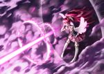  1girl aino_megumi boots cure_lovely eye_beam happinesscharge_precure! highres long_hair magical_girl pink_eyes pink_hair ponytail precure seisinankokugaikou solo thigh-highs thigh_boots wings zettai_ryouiki 