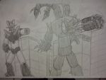  highres mazinger_z pencil tagme 
