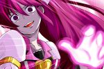  1girl aino_megumi brooch bust crazy_eyes cure_lovely female happinesscharge_precure! jewelry long_hair magical_girl nishi_koutarou pink_eyes pink_hair precure solo 