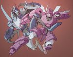  2boys artist_request cyclonus fighting mecha multiple_boys no_humans robot science_fiction transformers whirl 