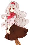  grey_hair hairband idolmaster long_hair nayu_(rhododendron) ribbon shijou_takane violet_eyes 