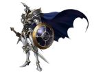  cape official_art shield shirokishi_monogatari sword weapon white_knight white_knight_chronicles 