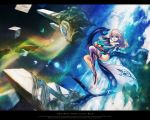  blonde_hair blue_eyes building chitose_rin legs letterboxed original planet rel scenery solo space star 