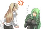  2girls armored_core armored_core:_for_answer body_suit lilium_wolcott listless_time may_greenfield 