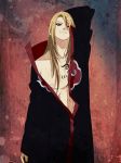  akatsuki_(naruto) blonde_hair blue_eyes deidara long_hair male naruto noro_(king) solo 