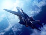  ace_combat ace_combat_5 afterburner aircraft airplane climbing contrail drop_tank f-14_tomcat fighter_jet missile tagme 
