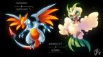  altaria character_name charizard fusion josephine_(cat-meff) no_humans pokemon pokemon_(game) pokemon_xy signature skarmory whimsicott 