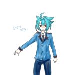  1boy blue_hair cardfight!!_vanguard original pant 