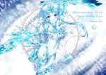  1girl anivia blue_hair breasts crying english harpy highres ice ice_wings large_breasts league_of_legends looking_at_viewer maxeggq monster_girl personification red_eyes short_hair short_hair_with_long_locks smile tears wings 