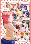  aqua_eyes ayase_eli blonde_hair blue_eyes bow brown_hair engrish gift glasses hair_between_eyes hair_bow happy_birthday hoshizora_rin koizumi_hanayo kousaka_honoka long_hair love_live!_school_idol_project mashimaru_(muzikluva) minami_kotori nishikino_maki one_eye_closed orange_hair ponytail purple_hair ranguage redhead rice school_uniform semi-rimless_glasses short_hair side_ponytail sonoda_umi toujou_nozomi twintails under-rim_glasses violet_eyes yazawa_nico yellow_eyes 