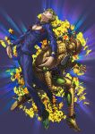  2boys blonde_hair braid giorno_giovanna gold_experience highres jojo_no_kimyou_na_bouken kona_(19911212) ladybug multiple_boys stand_(jojo) 