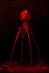  bacteriophage_(virus) blood building guru no_humans original oversized_object ruins size_difference surreal traditional_media 