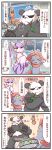  4koma beheeyem comic ferrothorn highres mienshao no_humans pangoro pokemon pokemon_(creature) sougetsu_(yosinoya35) translation_request weavile 