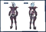  concept_art cyborg horns hucaseal phantasy_star phantasy_star_online_2 robot sega simple_background 