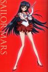  1girl bishoujo_senshi_sailor_moon bishoujo_senshi_sailor_moon_crystal black_hair blue_eyes circlet earrings elbow_gloves gloves highres hino_rei jewelry long_hair magical_girl official_art pleated_skirt sailor_collar sailor_mars sakou_yukie skirt talisman 