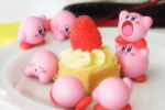  :o cake figure food fruit kirby open_mouth photo raspberry 