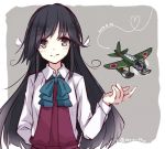  berukko hayashimo_(kantai_collection) kantai_collection long_hair seaplane tagme 