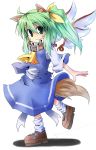  aruha daiyousei dog_ears dog_tail green_hair tail touhou wings yuuhi_aruha 