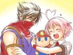  aino_heart arcana_heart capcom crossover esaka m.u.g.e.n ninja scarf spelunker strider_(video_game) strider_hiryu strider_hiryuu 