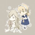  angel blonde_hair chibi dress hairband helel_(megami_tensei) long_hair mary_janes oglee shin_megami_tensei shoes wings yellow_eyes 