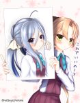  2girls akigumo_(kantai_collection) highres kantai_collection kiyoshimo_(kantai_collection) multiple_girls tagme translation_request 