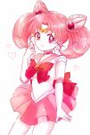  bishoujo_senshi_sailor_moon blush chibi_usa child choker gloves pink_eyes pink_hair sailor_chibi_moon short_hair twintails 