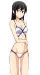  ashisu_sahoto bikini black_hair brown_eyes highres kenken mangaka-san_to_assistant-san_to swimsuit 