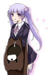  1girl mutou_kurihito new_game! purple_hair solo twintails violet_eyes 