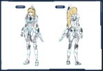  android concept_art deal_series pale_skin phantasy_star phantasy_star_online_2 robot_joints simple_background standing turnaround 