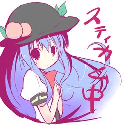  bad_id hat hinanawi_tenshi shichinose sitinose stickam touhou 