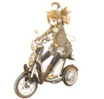  motor_vehicle nabana original scooter solo thigh-highs thighhighs vehicle 