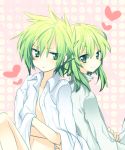  androgynous green_eyes green_hair heart ion male multiple_boys riichu smile sync tales_of_(series) tales_of_the_abyss 