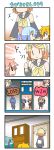  4koma akita_neru chibi_miku comic commentary depressed eating hatsune_miku iinchou_(trouble_spirit) kagamine_rin kasane_teto kiyone_suzu minami_(colorful_palette) playing_games sawatari_riko silent_comic video_game vocaloid |_| 