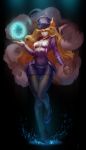  1girl absurdres ahri alternate_costume alternate_hair_color animal_ears blonde_hair breasts caviar_(lunar_sama) cleavage dress fox_ears fox_tail highres jacket league_of_legends lips long_hair looking_at_viewer microphone multiple_tails pantyhose pink_clothes pink_dress short_dress slit_pupils smile solo tail very_long_hair wavy_hair yellow_eyes 